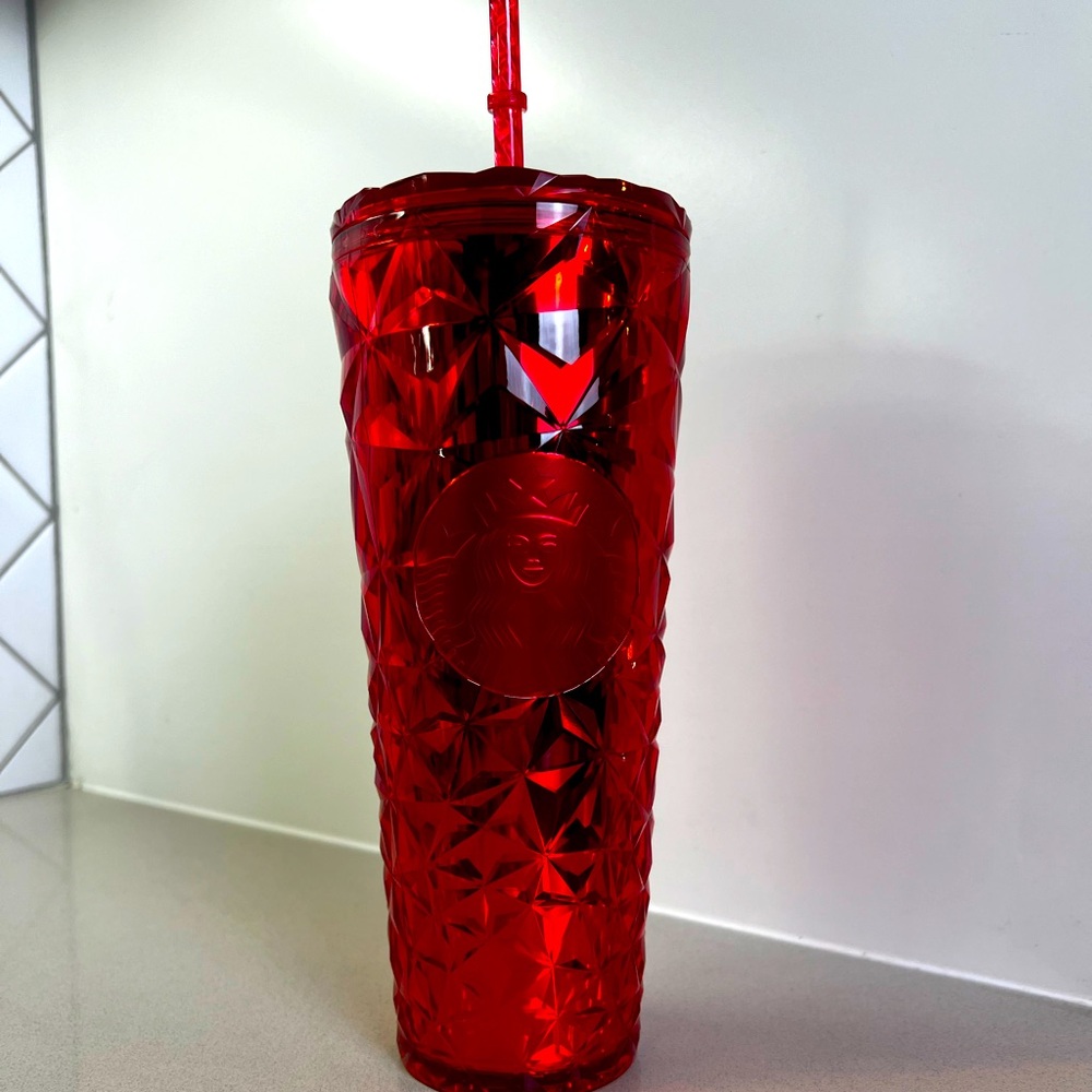 Brand New Starbucks 2023 Red Prism Venti 24 oz Tumbler.
